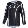 Maillot Cross Alpinestars Youth Fluid Apex Jersey Black Gray