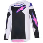 Maillot Cross Alpinestars Youth Fluid Grid Jersey Black Light Gray Purple