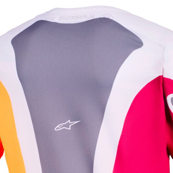 Alpinestars Youth Fluid Portl Jersey Red Light Gray Dark Gray