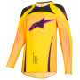 Maillot Cross Alpinestars Youth Supertech Nomur Jersey Orange Yellow Pink