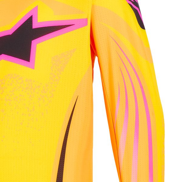 Alpinestars Youth Supertech Nomur Jersey Orange Yellow Pink
