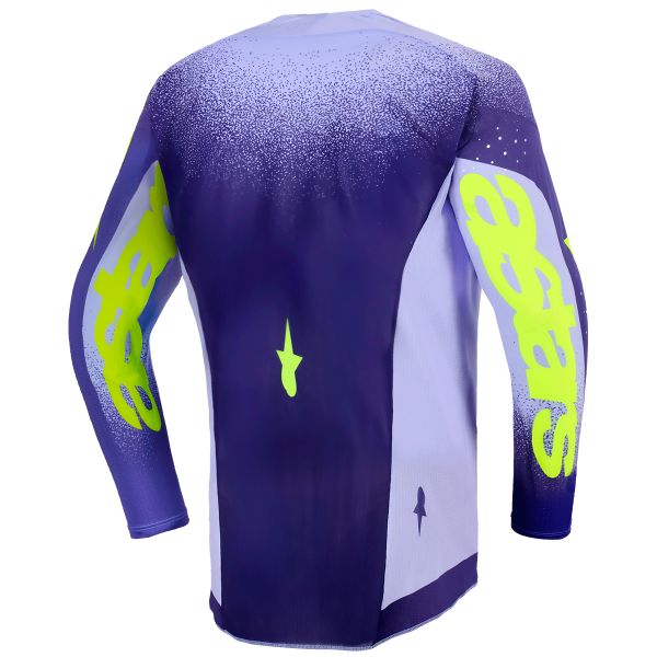 Alpinestars Youth Supertech Scenz Jersey Purple Yellow Fluo