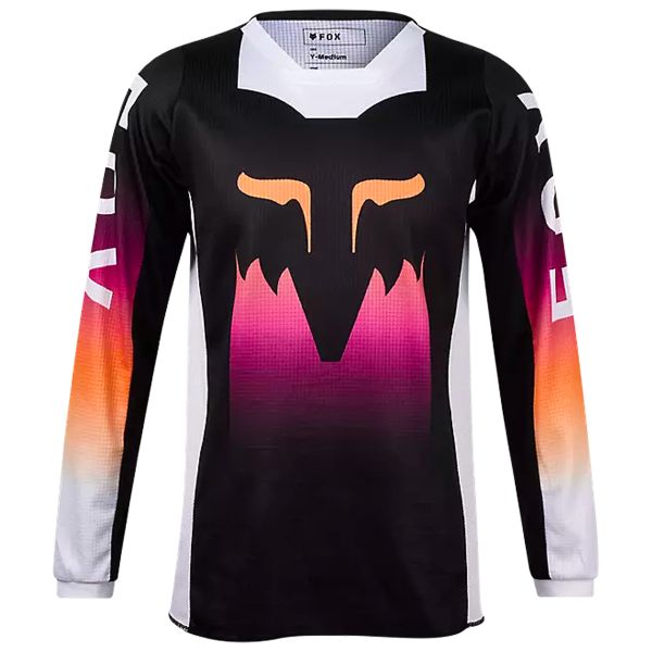 Maillot Cross FOX 180 Flora Black Pink Enfant Maillot Cross FOX 180 Flora Black Pink Enfant