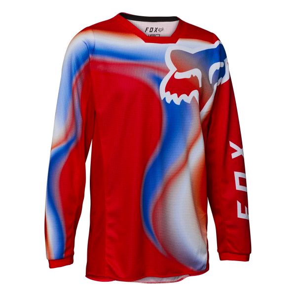 Maillot Cross FOX 180 Toxsyk Flo Red Enfant