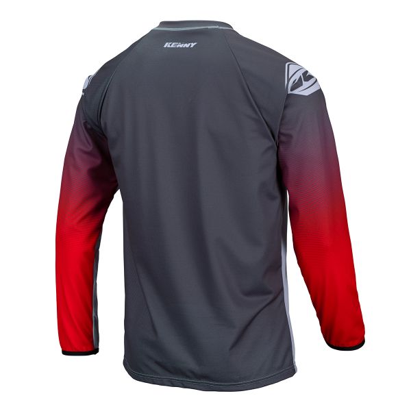 Kenny Track Focus Grey Red Jersey