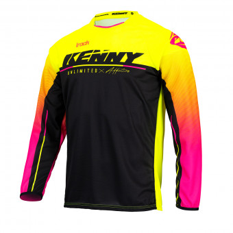 Maillot Cross Kenny Track Focus Neon Yellow Jersey