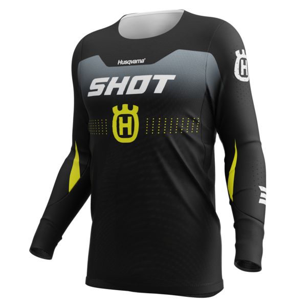 Maillot Cross SHOT Aerolite Hva 26 Black Grey