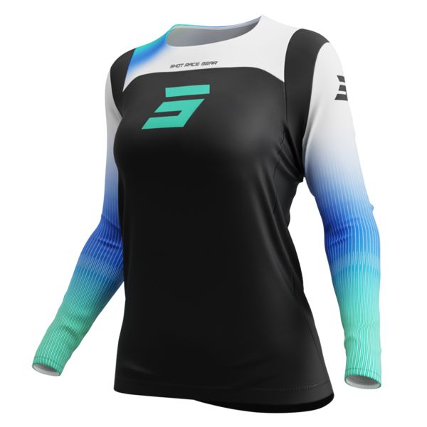 Maillot Cross SHOT Contact Hera Blue Femme