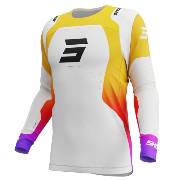 Maillot Cross SHOT Contact Ionyx White
