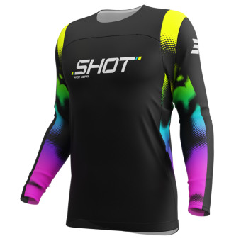 Maillot Cross SHOT Contact Kid Nitro Black