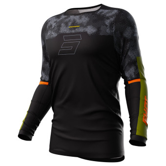 Maillot Cross SHOT Contact Patrol Black Kaki