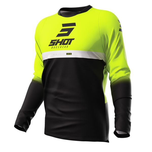 Maillot Cross SHOT Devo Reflex Neon Yellow