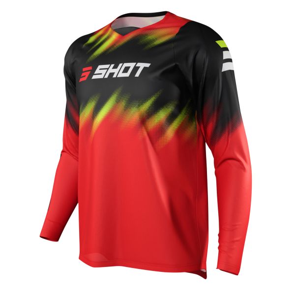Maillot Cross SHOT Devo Versus Red Enfant