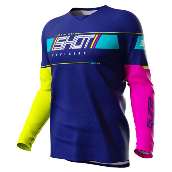 Maillot Cross SHOT Draw Indy Blue Enfant