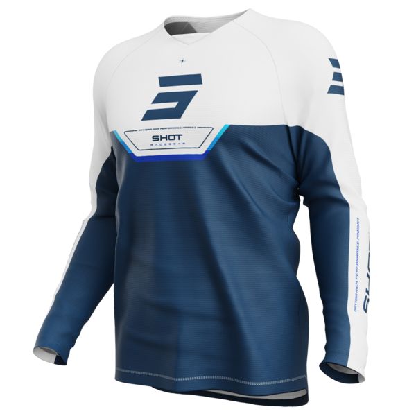 Maillot Cross SHOT Draw Kid Daytona Blue