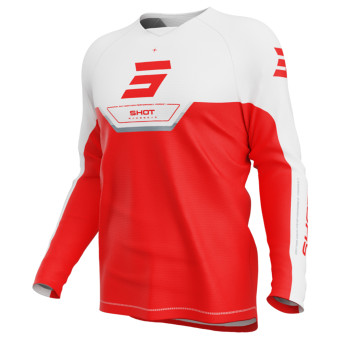 Maillot Cross SHOT Draw Kid Daytona Red