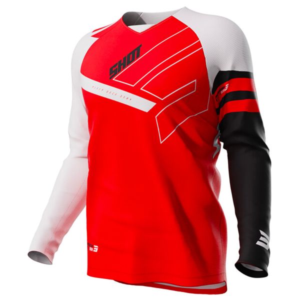 Maillot Cross SHOT Draw Rush Red Enfant Maillot Cross SHOT Draw Rush Red Enfant