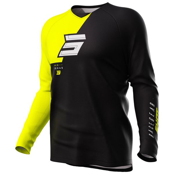 Maillot Cross SHOT Draw Squad Neon Yellow