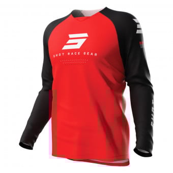 Maillot Cross SHOT Draw Escape Kid Red