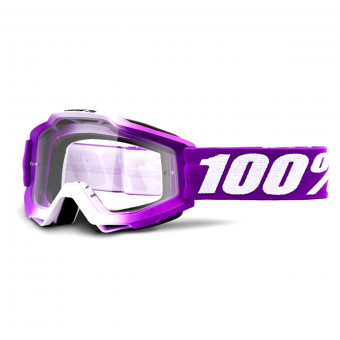 Masque Cross 100% Accuri Framboise Clear Lens Masque Cross 100% Accuri Framboise Clear Lens