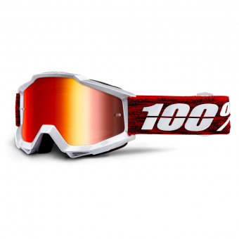 Masque Cross 100% Accuri Graham Mirror Red Lens Masque Cross 100% Accuri Graham Mirror Red Lens