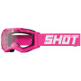 Masque Cross SHOT Rocket Kid 2.0 Solid Neon Pink Glossy