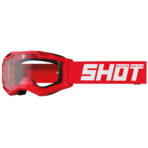 Masque Cross SHOT Rocket Kid 2.0 Solid Red Glossy