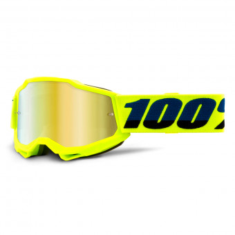 Masque Cross 100% Accuri 2 Yellow Enfant - Iridium Or Masque Cross 100% Accuri 2 Yellow Enfant - Iridium Or