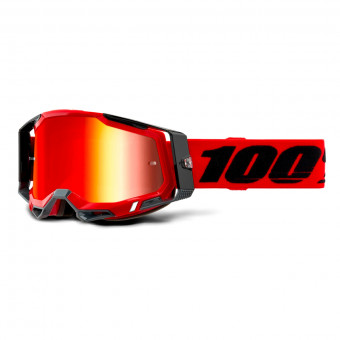 Masque Cross 100% Racecraft 2 Red - Iridium Rouge Masque Cross 100% Racecraft 2 Red - Iridium Rouge