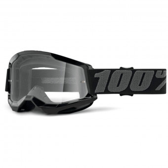 Masque Cross 100% Strata 2 Black Enfant Masque Cross 100% Strata 2 Black Enfant
