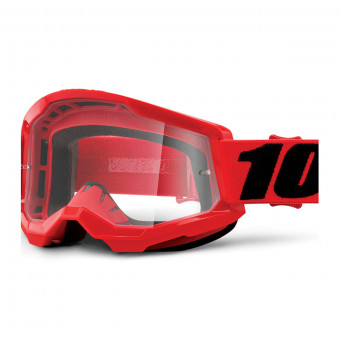 Masque Cross 100% Strata 2 Red Enfant Masque Cross 100% Strata 2 Red Enfant