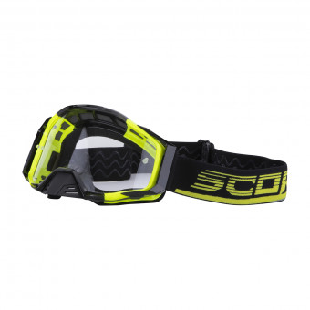 Masque Cross Scorpion Googles Neon Yellow Black Masque Cross Scorpion Googles Neon Yellow Black