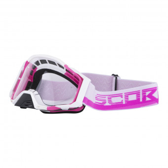 Masque Cross Scorpion Googles Pink White Masque Cross Scorpion Googles Pink White