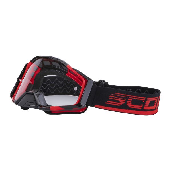 Masque Cross Scorpion Googles Red Black
