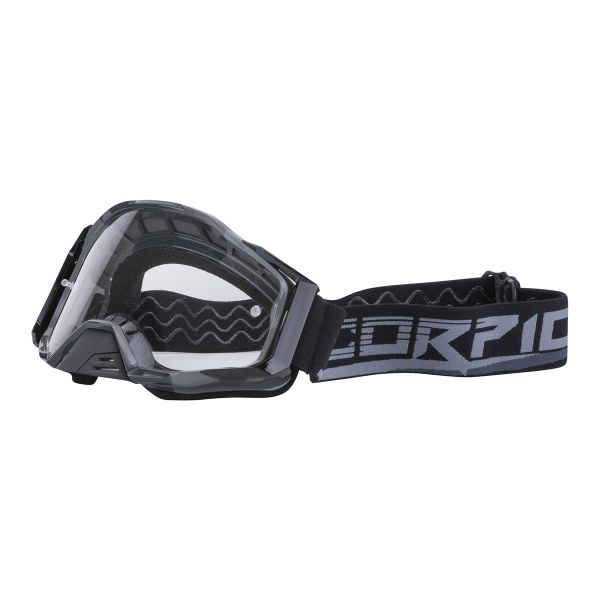 Masque Cross Scorpion Googles Silver Black Masque Cross Scorpion Googles Silver Black