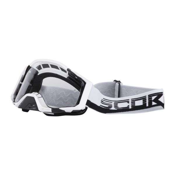 Masque Cross Scorpion Googles White Black Masque Cross Scorpion Googles White Black