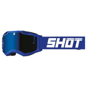 Masque Cross SHOT Assault 2.0 Solid Iridium Blue Reflex Glossy