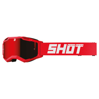 Masque Cross SHOT Assault 2.0 Solid Iridium Red Glossy