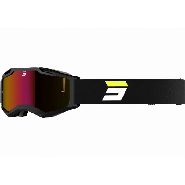 Masque Cross SHOT Iris 2.0 Tech Black Neon Yellow Matt
