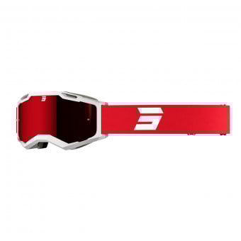 Masque Cross SHOT Iris 2.0 Tech White Red Masque Cross SHOT Iris 2.0 Tech White Red