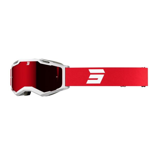 Masque Cross SHOT Iris 2.0 Tech White Red