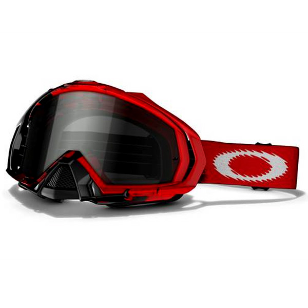 Masque Cross Oakley Sand Goggles Mayhem MX Red - Black Storm