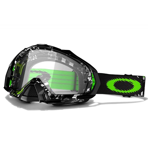Masque Cross Oakley Mayhem MX Green Shattered