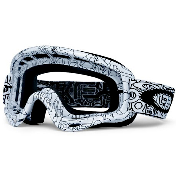 Masque Cross Oakley O Frame MX White Factory Text