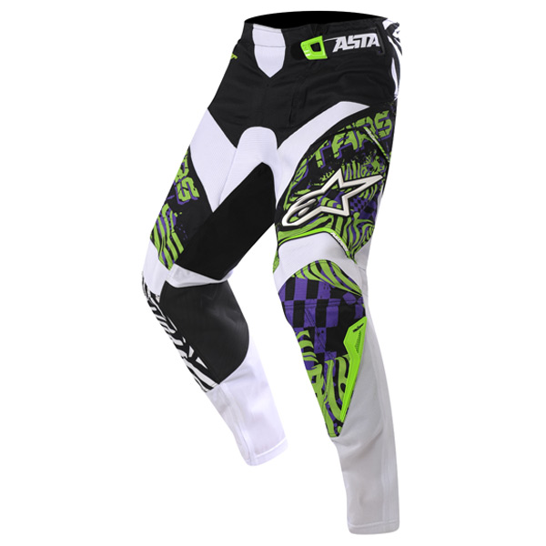 Pantalon Cross Alpinestars Charger Pants Green Violet Black