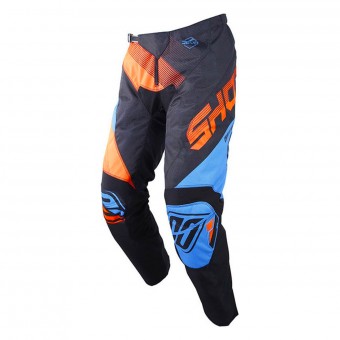 Pantalon Cross SHOT Devo Ultimate Bleu Neon Orange Pant Enfant Pantalon Cross SHOT Devo Ultimate Bleu Neon Orange Pant Enfant