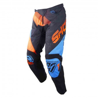 Pantalon Cross SHOT Devo Ultimate Bleu Neon Orange Pant Pantalon Cross SHOT Devo Ultimate Bleu Neon Orange Pant