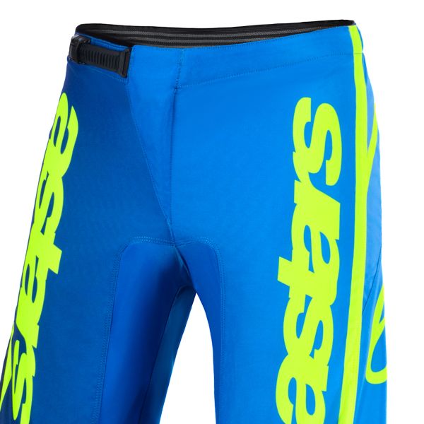 Alpinestars Fluid Apex Pants Blue Yellow Fluo