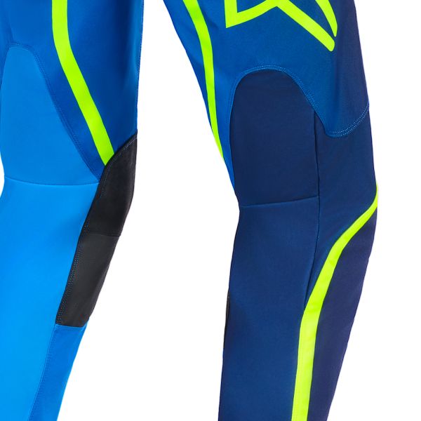 Alpinestars Fluid Apex Pants Blue Yellow Fluo