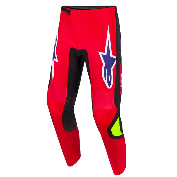 Pantalon Cross Alpinestars Fluid Grid Pants Red Black Purple